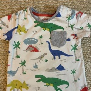 Baby Boden dinosaur shirt 12-18m